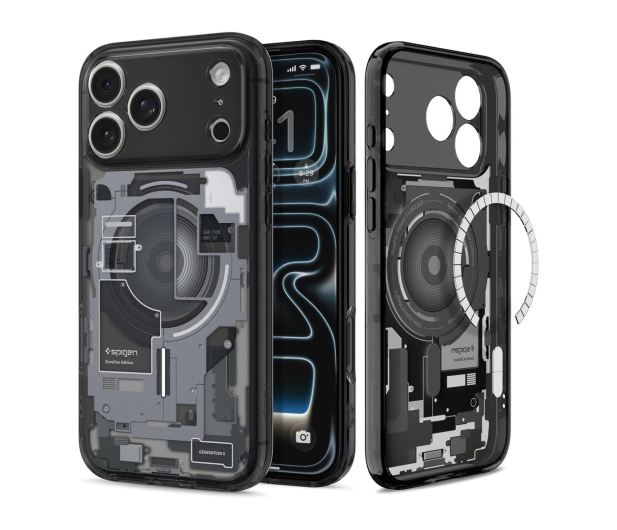 Spigen Ultra Hybrid MagSafe do iPhone 18 Pro/17 Pro (zero one black - 1586476 - zdjęcie 2